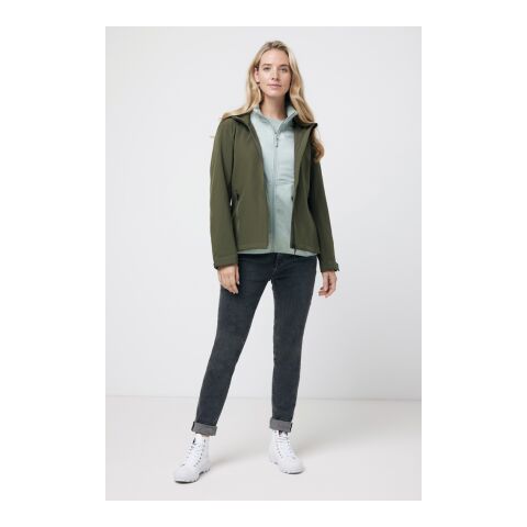 Iqoniq Makalu Damen Softshelljacke aus recyceltem Polyester grün | L