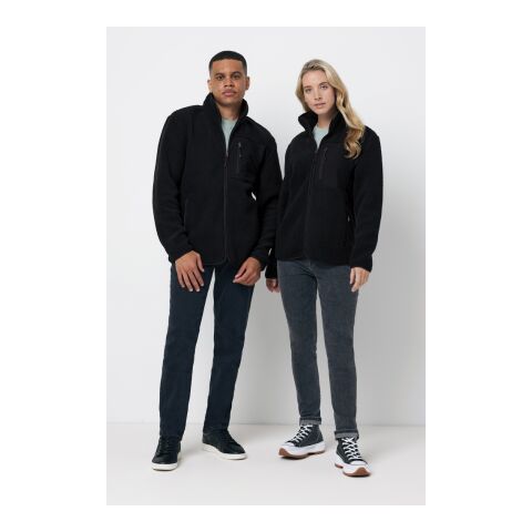 Iqoniq Diran Fleecejacke aus recyceltem Polyesterflor schwarz | XXXL | ohne Werbeanbringung | Nicht verfügbar | Nicht verfügbar | Nicht verfügbar
