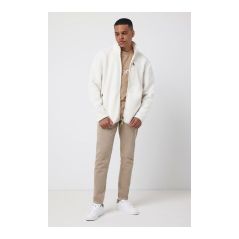 Iqoniq Diran Fleecejacke aus recyceltem Polyesterflor neutral | M