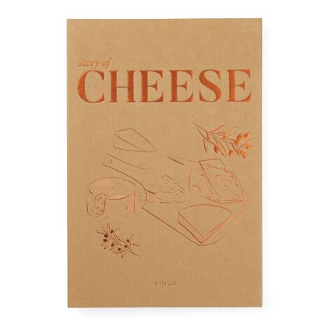 VINGA Käsemesser-Set Story of Cheese braun | ohne Werbeanbringung | Nicht verfügbar | Nicht verfügbar