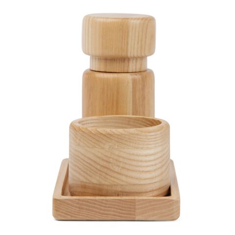 VINGA Retro Salz &amp; Pfeffer Set braun | ohne Werbeanbringung | Nicht verfügbar | Nicht verfügbar