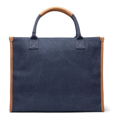 VINGA Bosler Büro-Tasche aus RCS recyceltem Canvas navy blau | ohne Werbeanbringung | Nicht verfügbar | Nicht verfügbar