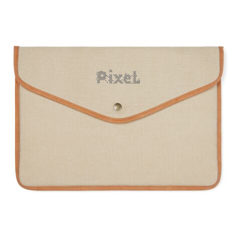 VINGA Bosler 14" Laptop-Tasche aus GRS recyceltem Canvas braun | ohne Werbeanbringung | Nicht verfügbar | Nicht verfügbar