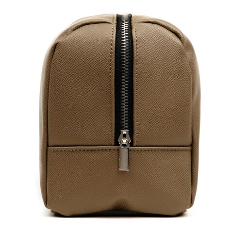 VINGA Bermond Kulturtasche aus RCS recyceltem PU braun | ohne Werbeanbringung | Nicht verfügbar | Nicht verfügbar