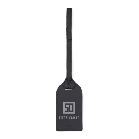 VINGA Baltimore Gepäckanhänger aus RCS recyceltem Polyester schwarz | ohne Werbeanbringung | Nicht verfügbar | Nicht verfügbar