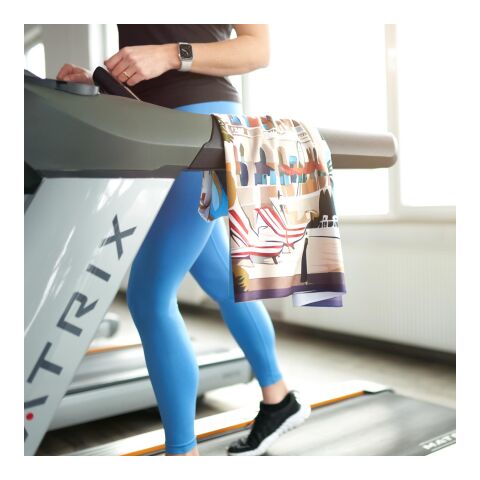 ActiveTowel® Sports Microfaser Sporthandtuch mit Standard Schuber, All-Inclusive-Paket 4C-Digitaldruck | 80 x 40 cm