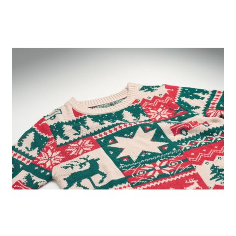 Weihnachtspullover S-M beige | ohne Werbeanbringung | Nicht verfügbar | Nicht verfügbar | Nicht verfügbar