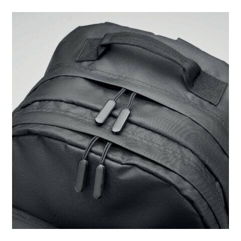 Laptop-Rucksack 300D RPET schwarz | ohne Werbeanbringung | Nicht verfügbar | Nicht verfügbar | Nicht verfügbar