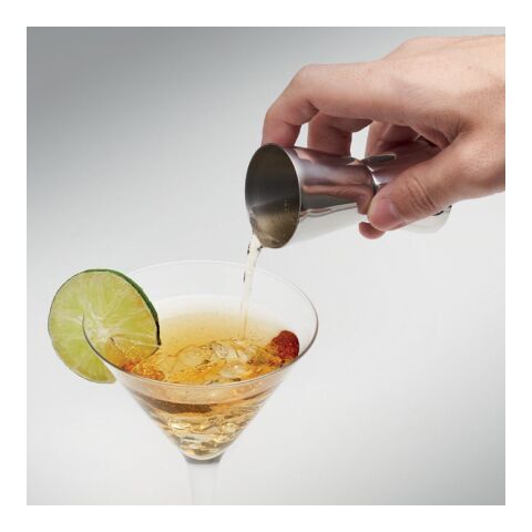 Messbecher Edelstahl mattsilber | ohne Werbeanbringung | Nicht verfügbar | Nicht verfügbar