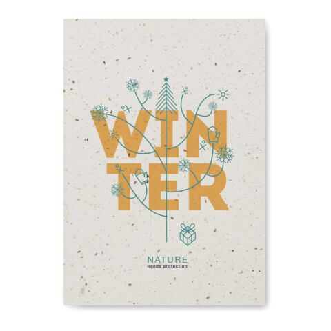 DIN A5 Notizbuch Samenpapier weiß | ohne Werbeanbringung | Nicht verfügbar | Nicht verfügbar