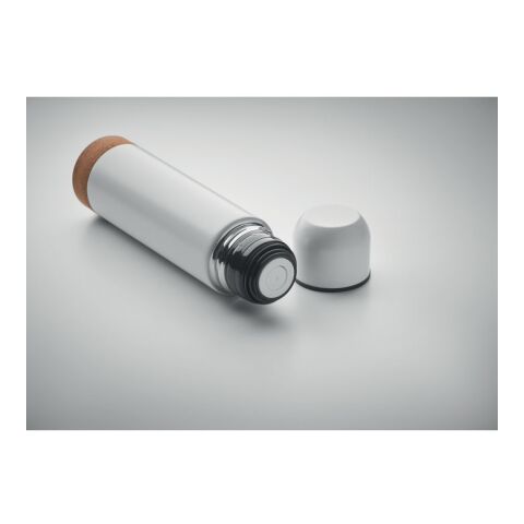 Doppelwandige Flasche 500ml weiß | ohne Werbeanbringung | Nicht verfügbar | Nicht verfügbar | Nicht verfügbar