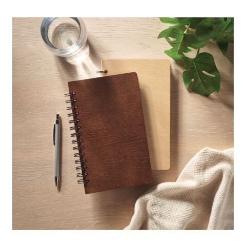 DIN A5 Notizbuch GROWBOOK™ braun | ohne Werbeanbringung | Nicht verfügbar | Nicht verfügbar