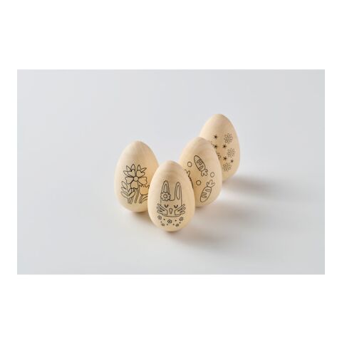Malset Holz-Ostereier holzfarben | ohne Werbeanbringung | Nicht verfügbar | Nicht verfügbar | Nicht verfügbar