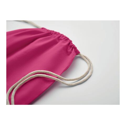 Kordelzugbeutel Fairtrade 180g fuchsia