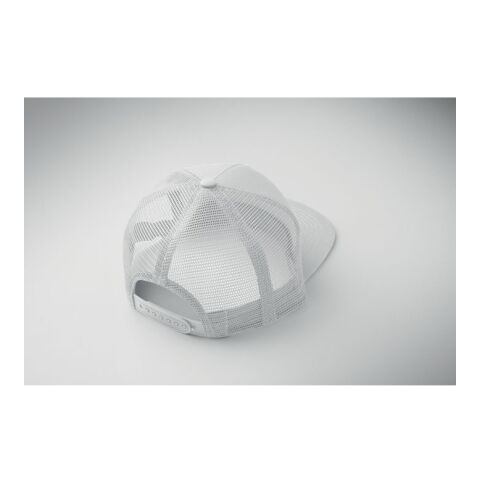 Flache Kappe 7 Panels weiß | ohne Werbeanbringung | Nicht verfügbar | Nicht verfügbar | Nicht verfügbar