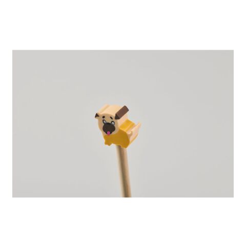 Holzbleistift mit Radiergummi holzfarben | ohne Werbeanbringung | Nicht verfügbar | Nicht verfügbar