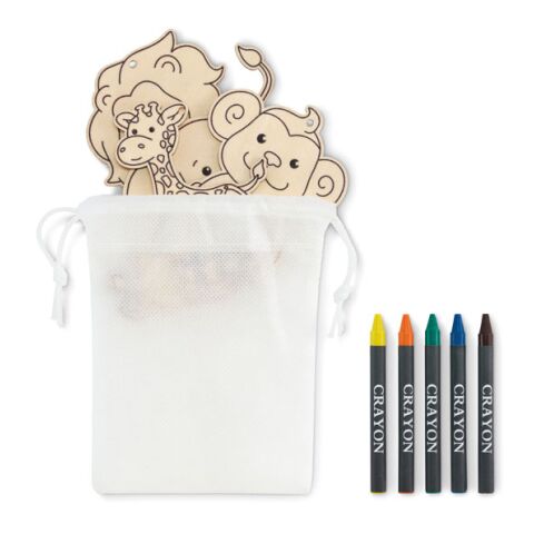 Holzanhänger-Set weiß | ohne Werbeanbringung | Nicht verfügbar | Nicht verfügbar | Nicht verfügbar