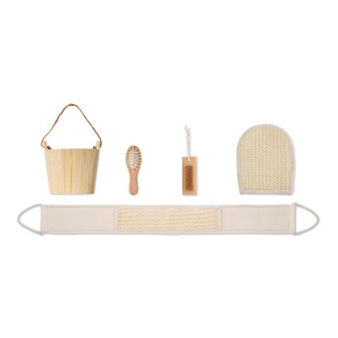 Bade-Set holzfarben