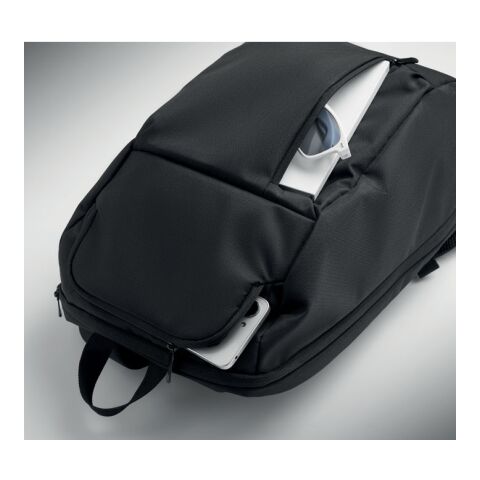 15" RPET Laptop-Rucksack 15L schwarz | ohne Werbeanbringung | Nicht verfügbar | Nicht verfügbar | Nicht verfügbar