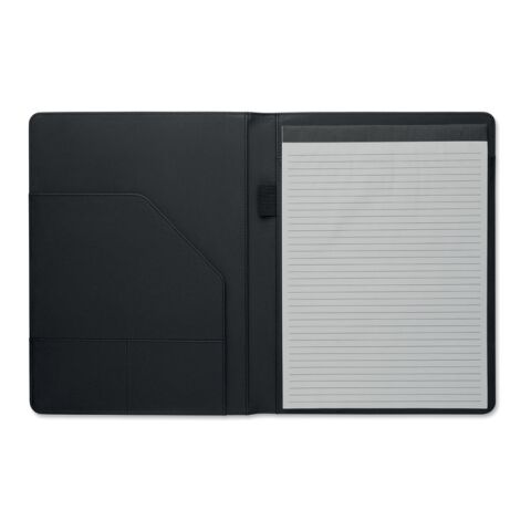 DIN A4 Portfolio &amp; Notizblock schwarz | ohne Werbeanbringung | Nicht verfügbar | Nicht verfügbar | Nicht verfügbar