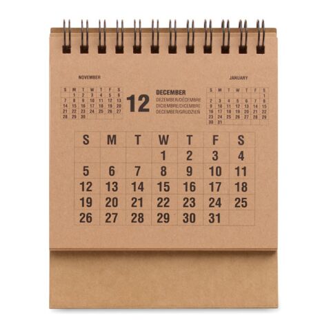 4-Jahres-Tischkalender beige | ohne Werbeanbringung | Nicht verfügbar | Nicht verfügbar | Nicht verfügbar