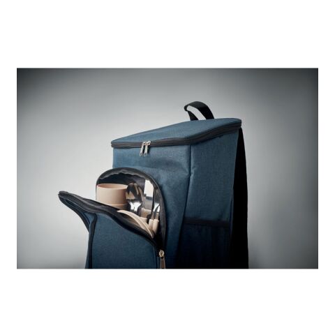 Picknickrucksack 600D RPET blau | ohne Werbeanbringung | Nicht verfügbar | Nicht verfügbar | Nicht verfügbar