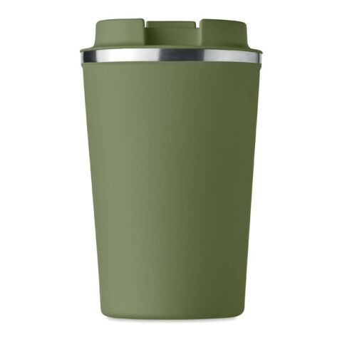 Doppelwandiger Becher 350ml dunkelgrün | ohne Werbeanbringung | Nicht verfügbar | Nicht verfügbar | Nicht verfügbar