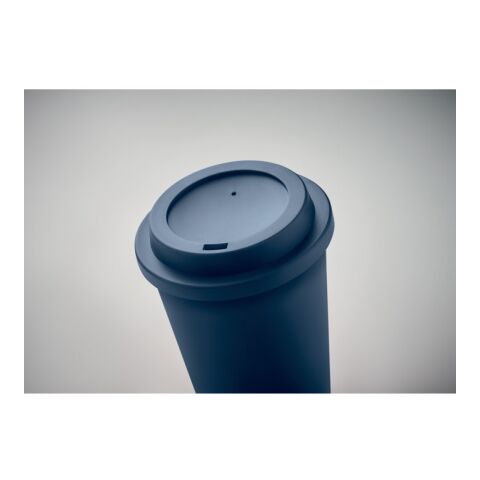 Doppelwandiger Becher PP 300ml marineblau | ohne Werbeanbringung | Nicht verfügbar | Nicht verfügbar