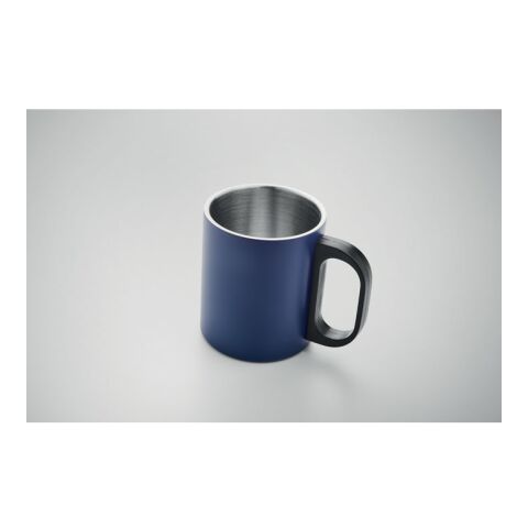 Doppelwandiger Becher 300 ml aus Edelstahl marineblau | ohne Werbeanbringung | Nicht verfügbar | Nicht verfügbar | Nicht verfügbar