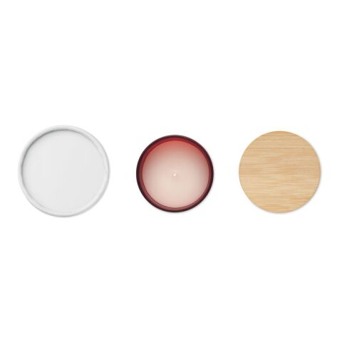 Kerze im Glas 120 g bordeaux | ohne Werbeanbringung | Nicht verfügbar | Nicht verfügbar | Nicht verfügbar