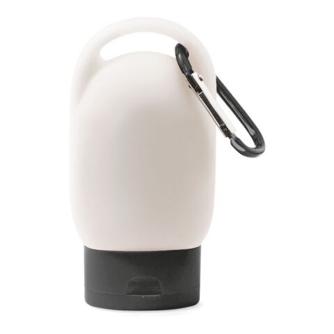 Sonnencreme mit Karabiner schwarz | ohne Werbeanbringung | Nicht verfügbar | Nicht verfügbar | Nicht verfügbar