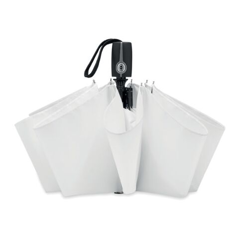 Automatik Regenschirm Luxus gerader Griff weiss | ohne Werbeanbringung | Nicht verfügbar | Nicht verfügbar | Nicht verfügbar