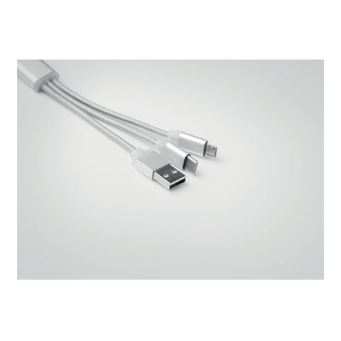 Schlüsselring mit Kabel-Set silber | ohne Werbeanbringung | Nicht verfügbar | Nicht verfügbar | Nicht verfügbar