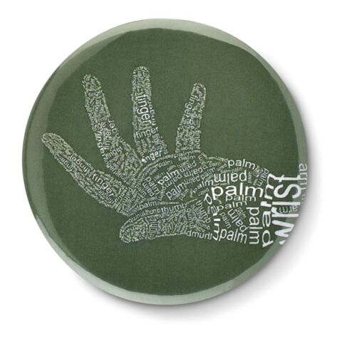 Badge mit Spiegel mattsilber | ohne Werbeanbringung | Nicht verfügbar | Nicht verfügbar