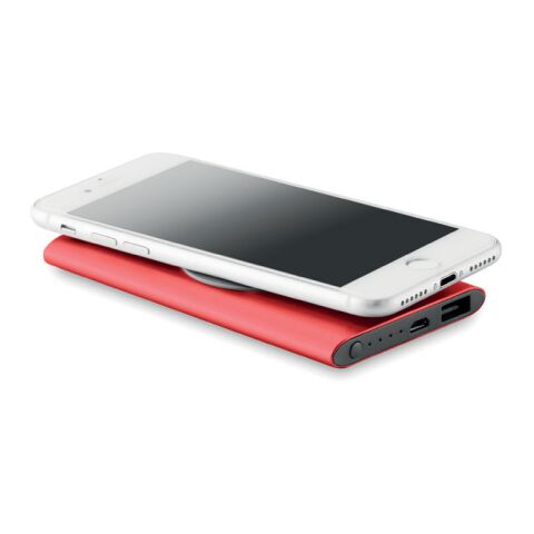 Ladestation mit Powerbank rot | ohne Werbeanbringung | Nicht verfügbar | Nicht verfügbar | Nicht verfügbar