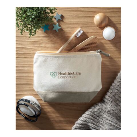 Kosmetiktasche Baumwolle grau | ohne Werbeanbringung | Nicht verfügbar | Nicht verfügbar | Nicht verfügbar
