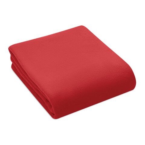 RPET Fleece-Reisedecke rot | ohne Werbeanbringung | Nicht verfügbar | Nicht verfügbar | Nicht verfügbar