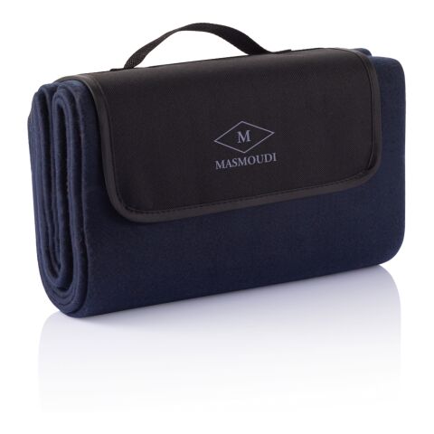 Picknickdecke Vlies navy blau | ohne Werbeanbringung | Nicht verfügbar | Nicht verfügbar | Nicht verfügbar