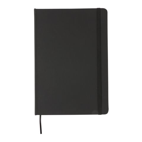 Standard A5 Notizbuch mit PU-Hardcover schwarz | ohne Werbeanbringung | Nicht verfügbar | Nicht verfügbar
