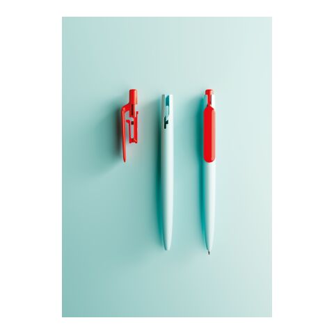 Prodir DS11 Druckkugelschreiber matt weiß | Blau | ohne Werbeanbringung | ohne Werbeanbringung