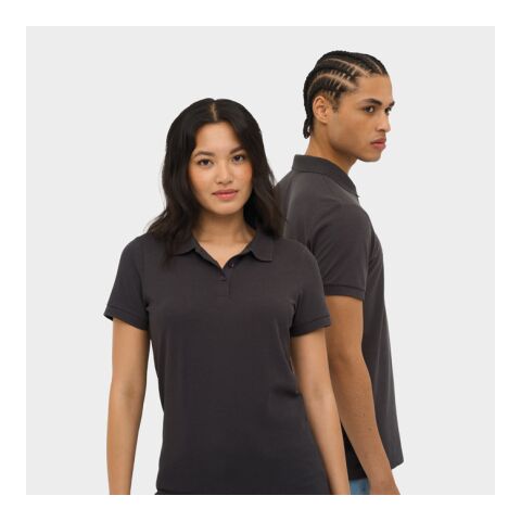 PRIME DAMEN POLO 200g dunkelgrau | S