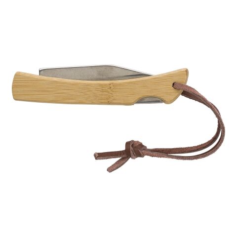 Klappbares Messer aus Edelstahl und Bambus Beckett Braun | ohne Werbeanbringung | Nicht verfügbar | Nicht verfügbar
