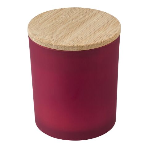 Glaskerze Josiah Rot | ohne Werbeanbringung | Nicht verfügbar | Nicht verfügbar