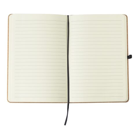 Notizbuch aus recyceltem Leder (A5) Gianna Schwarz | ohne Werbeanbringung | Nicht verfügbar | Nicht verfügbar