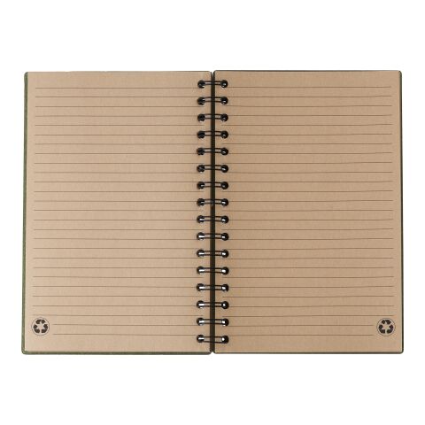 Hardcover-Notizbuch aus recyceltem Karton Caleb Schwarz | ohne Werbeanbringung | Nicht verfügbar | Nicht verfügbar