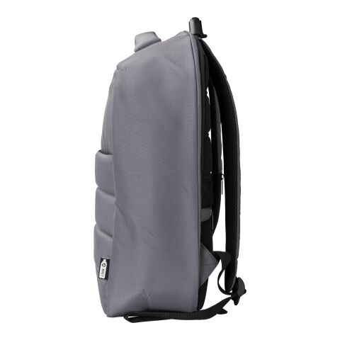 RPET-Polyester (300D) Anti-Diebstahl-Laptop-Rucksack Calliope Schwarz | ohne Werbeanbringung | Nicht verfügbar | Nicht verfügbar