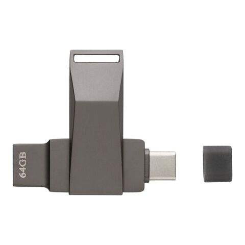 USB-Stick aus verzinkter Oberfläche Dorian Silber | ohne Werbeanbringung | Nicht verfügbar | Nicht verfügbar