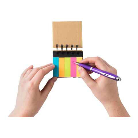 Haftnotizen &#039;Memo&#039; aus Karton Braun | ohne Werbeanbringung | Nicht verfügbar | Nicht verfügbar