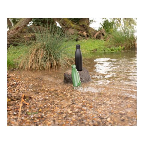 Doppelwandige Edelstahlflasche (500 ml) Amara Grün | ohne Werbeanbringung | Nicht verfügbar | Nicht verfügbar