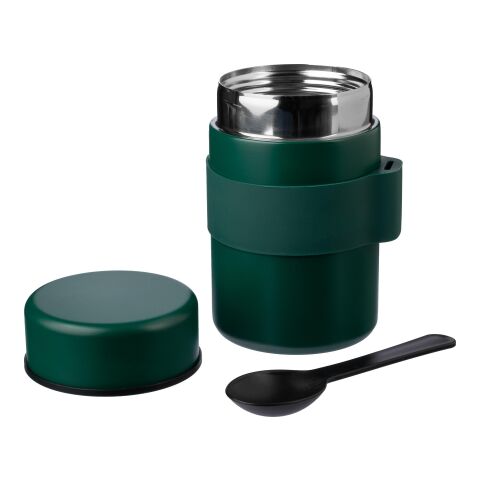 Doppelwandige Lunchbox Niko aus Edelstahl Grün | ohne Werbeanbringung | Nicht verfügbar | Nicht verfügbar